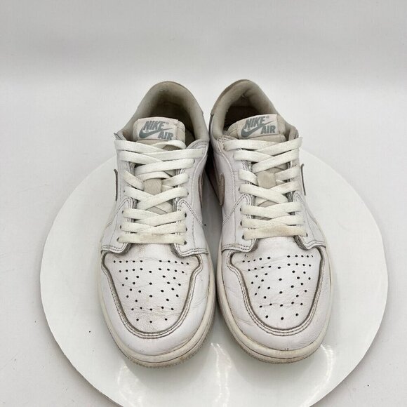 Nike Air Jordan 1 Low Men Size 8 CZ0790-100 White Neutral Particle Grey Shoes - Picture 3 of 14